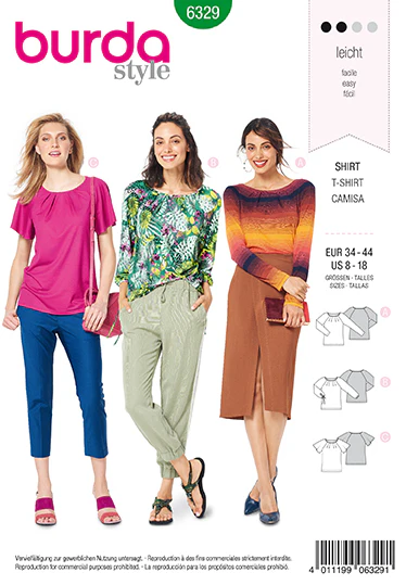 Burda Tops 6329 - Image 2