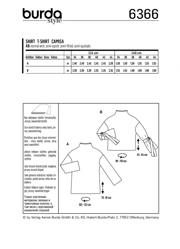 Burda Tops 6366 - Image 5