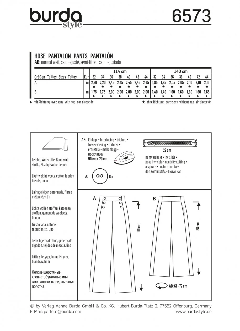 Burda Trousers 6573 - Image 5