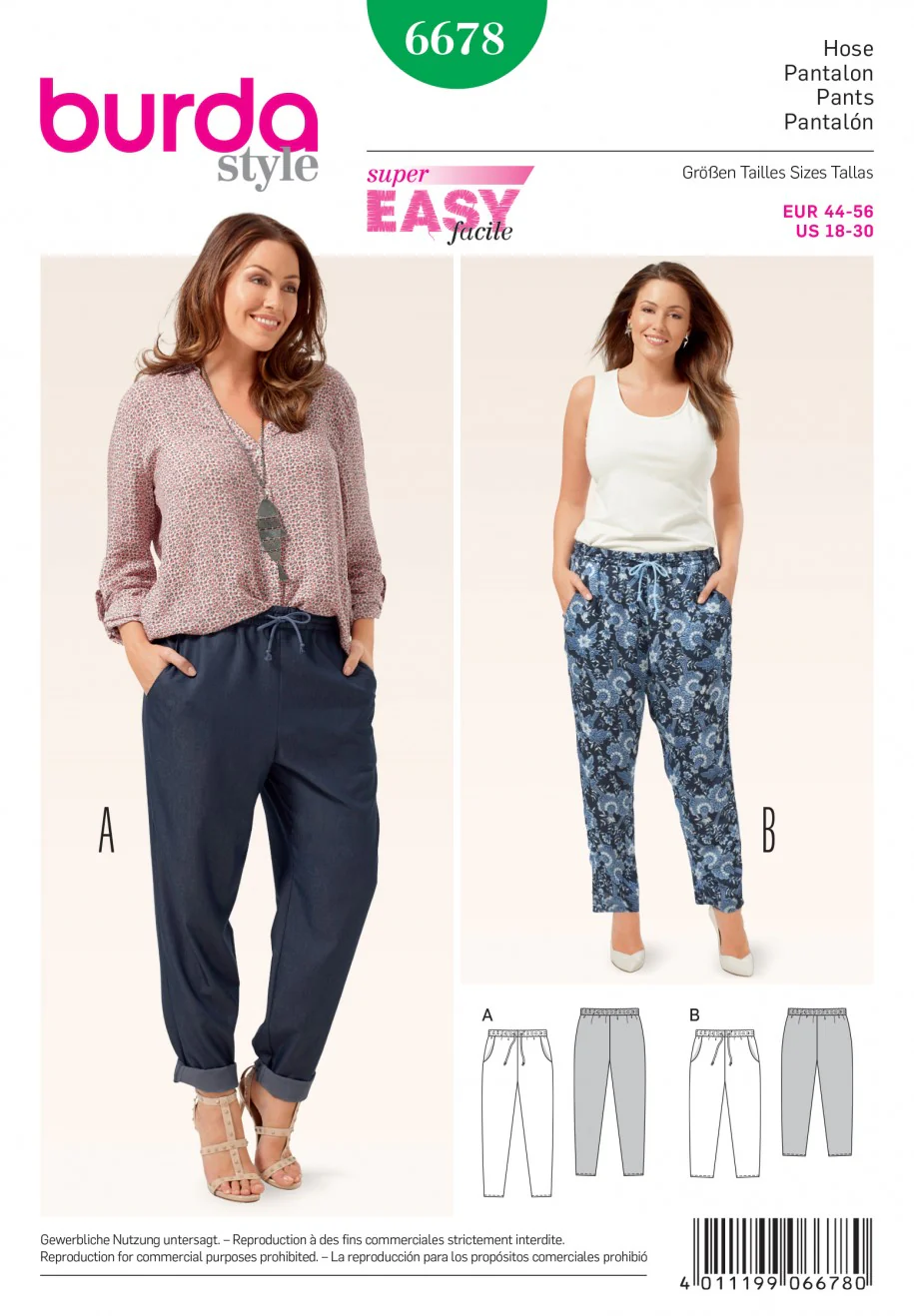 Burda Trousers 6678 - Image 2