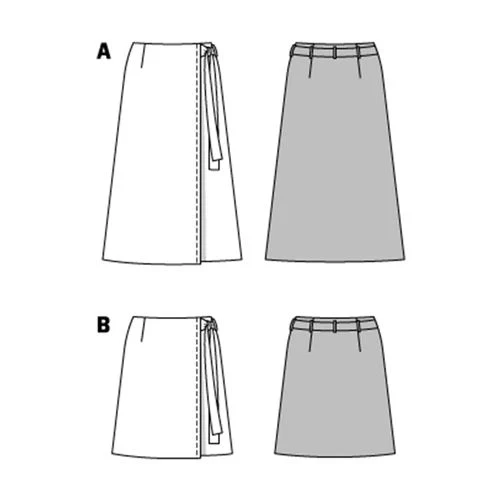 Burda Wrap Skirts 6733 - Image 4