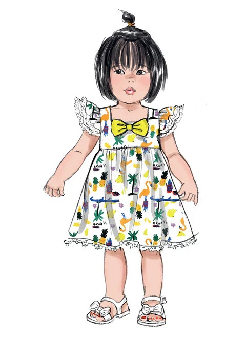 Butterick Baby/Child Dresses B6885 - Image 6