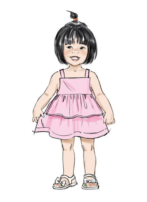 Butterick Baby/Child Overall & Dress B6936 - Image 5