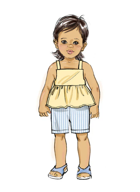 Butterick Baby/Child Overall & Dress B6936 - Image 6
