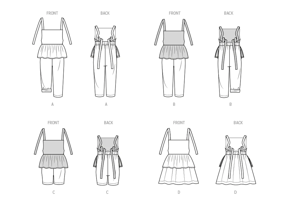 Butterick Baby/Child Overall & Dress B6936 - Image 7