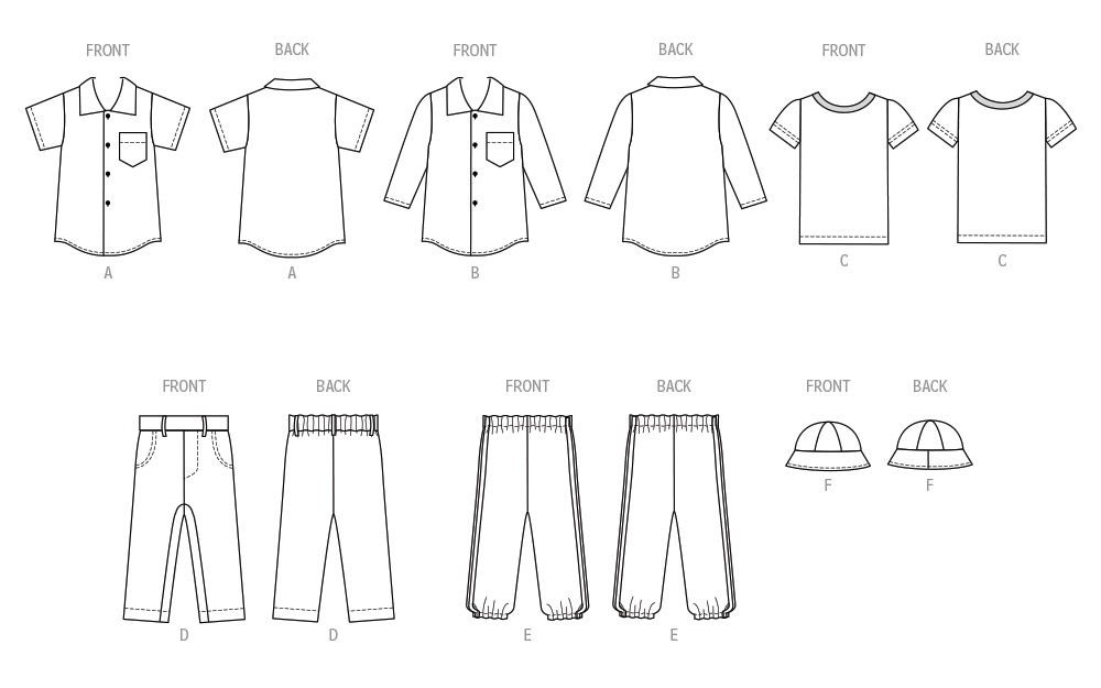 Butterick Baby Outfit B6949 - Image 9