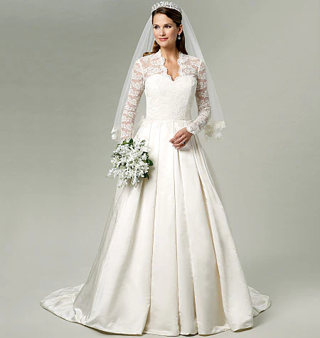 Butterick Bridal Gown B5731 - Image 3