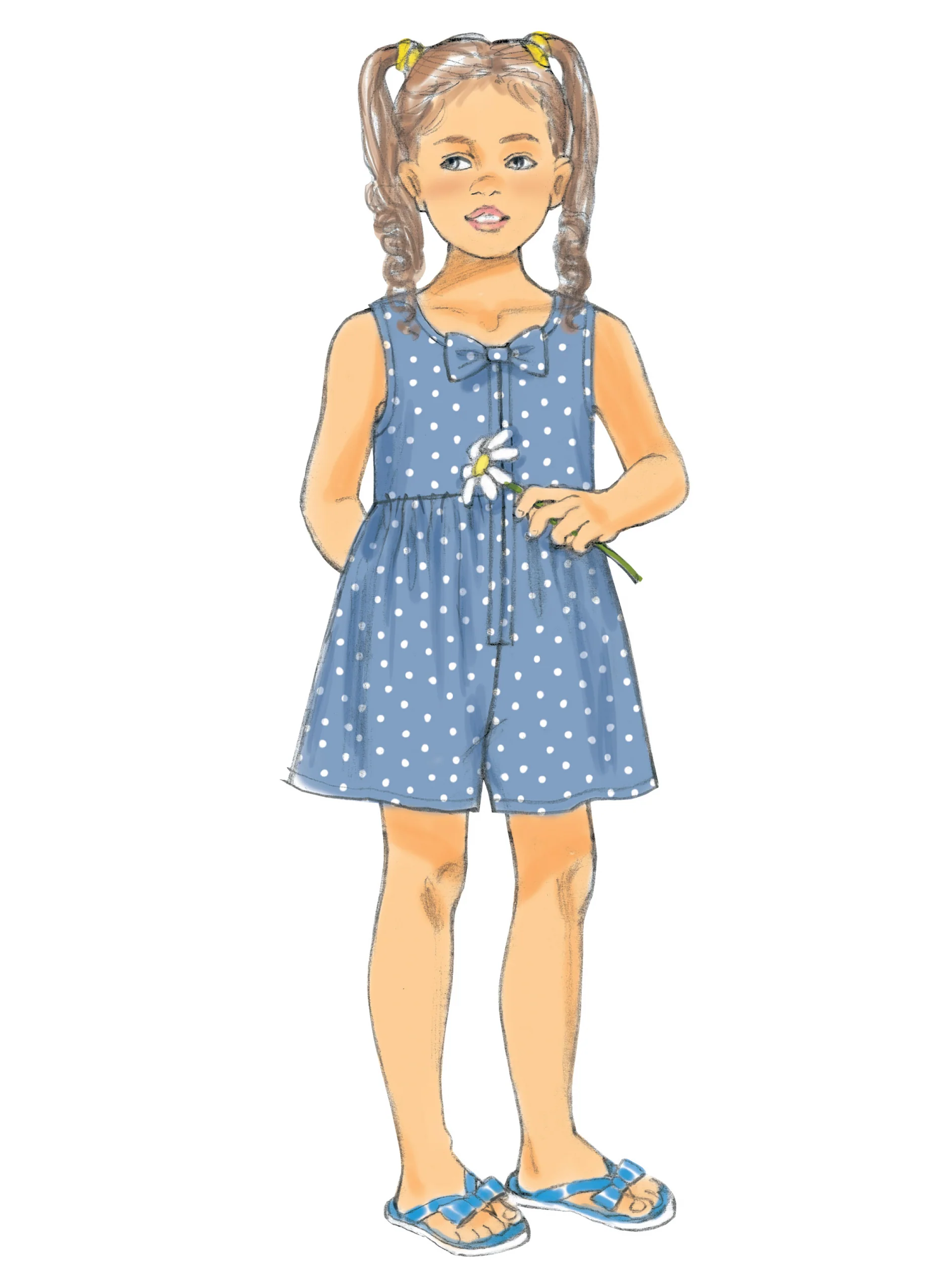 Butterick Child Dresses and Culottes B6202 - Image 7