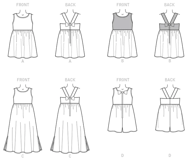 Butterick Child Dresses and Culottes B6202 - Image 8