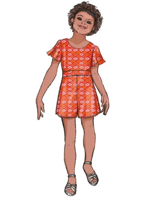 Butterick Child/Teen Dress, Jumpsuit and Romper B6908 - Image 7