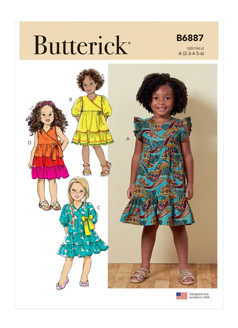 Butterick Children's Dresses B6887 - Image 2