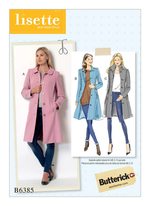 Butterick Coat B6385 - Image 2