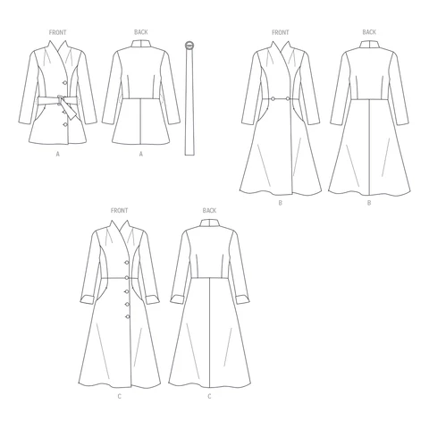 Butterick Coat B6918 - Image 6