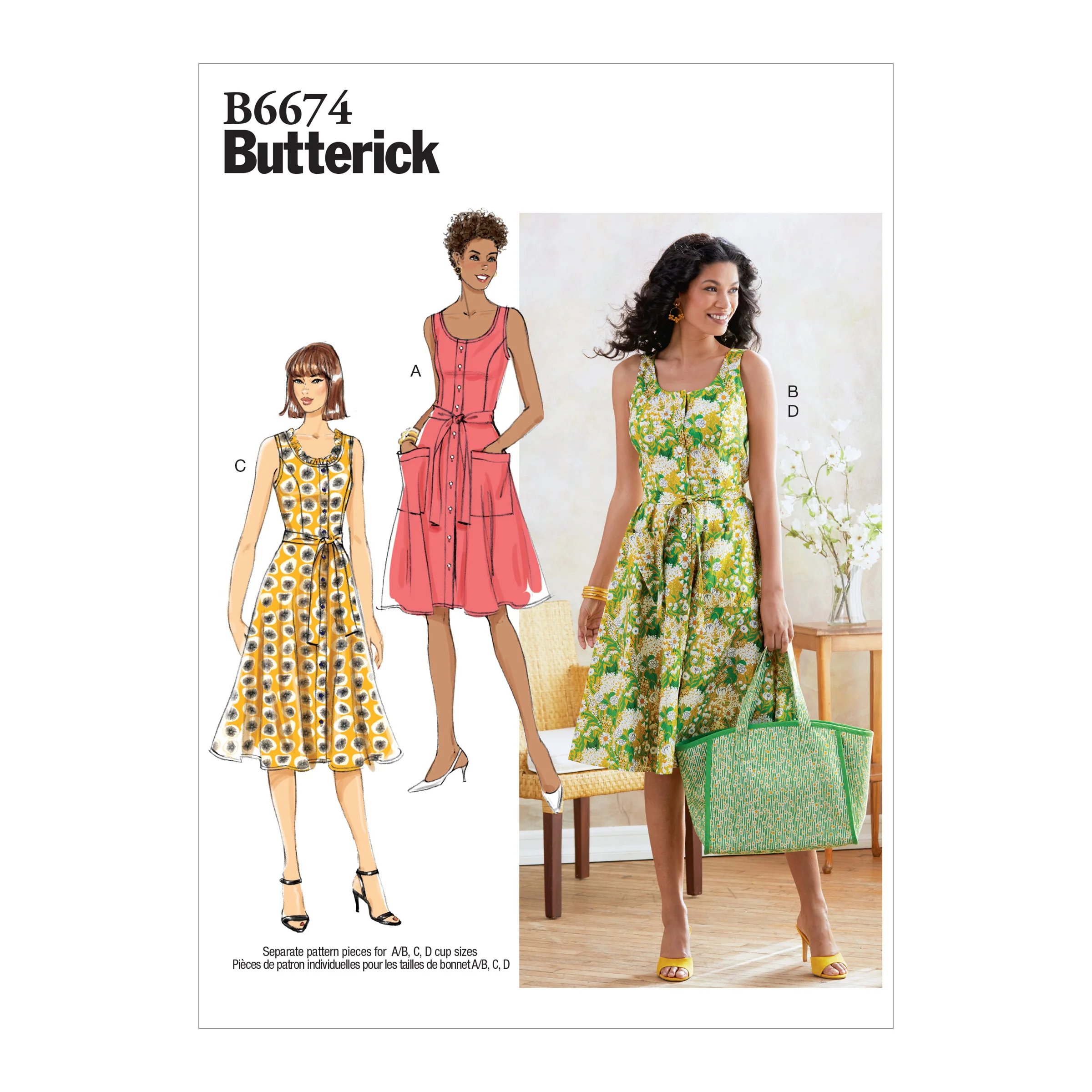 Butterick Dress and Bag B6674 - Image 2