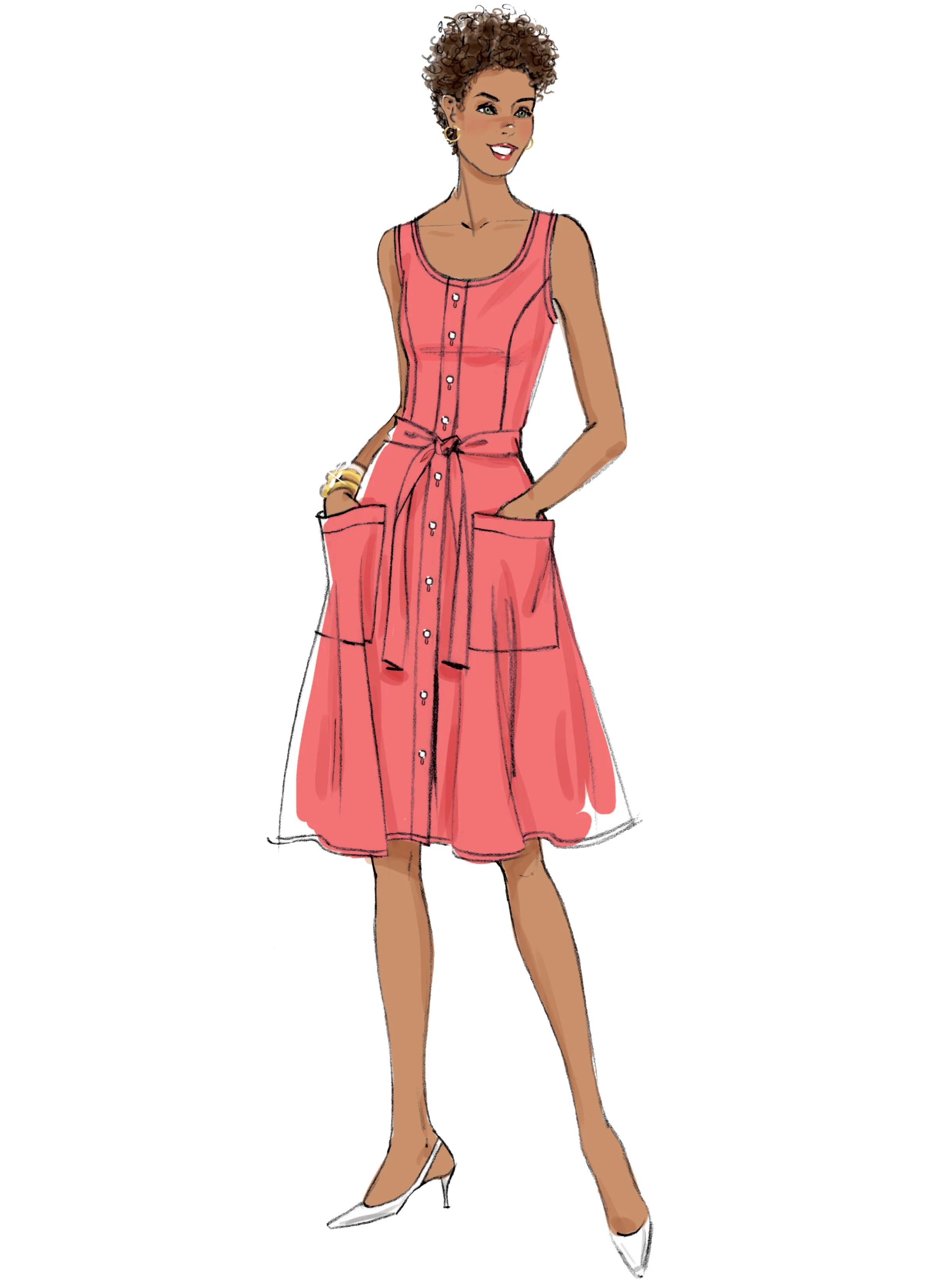 Butterick Dress and Bag B6674 - Image 6