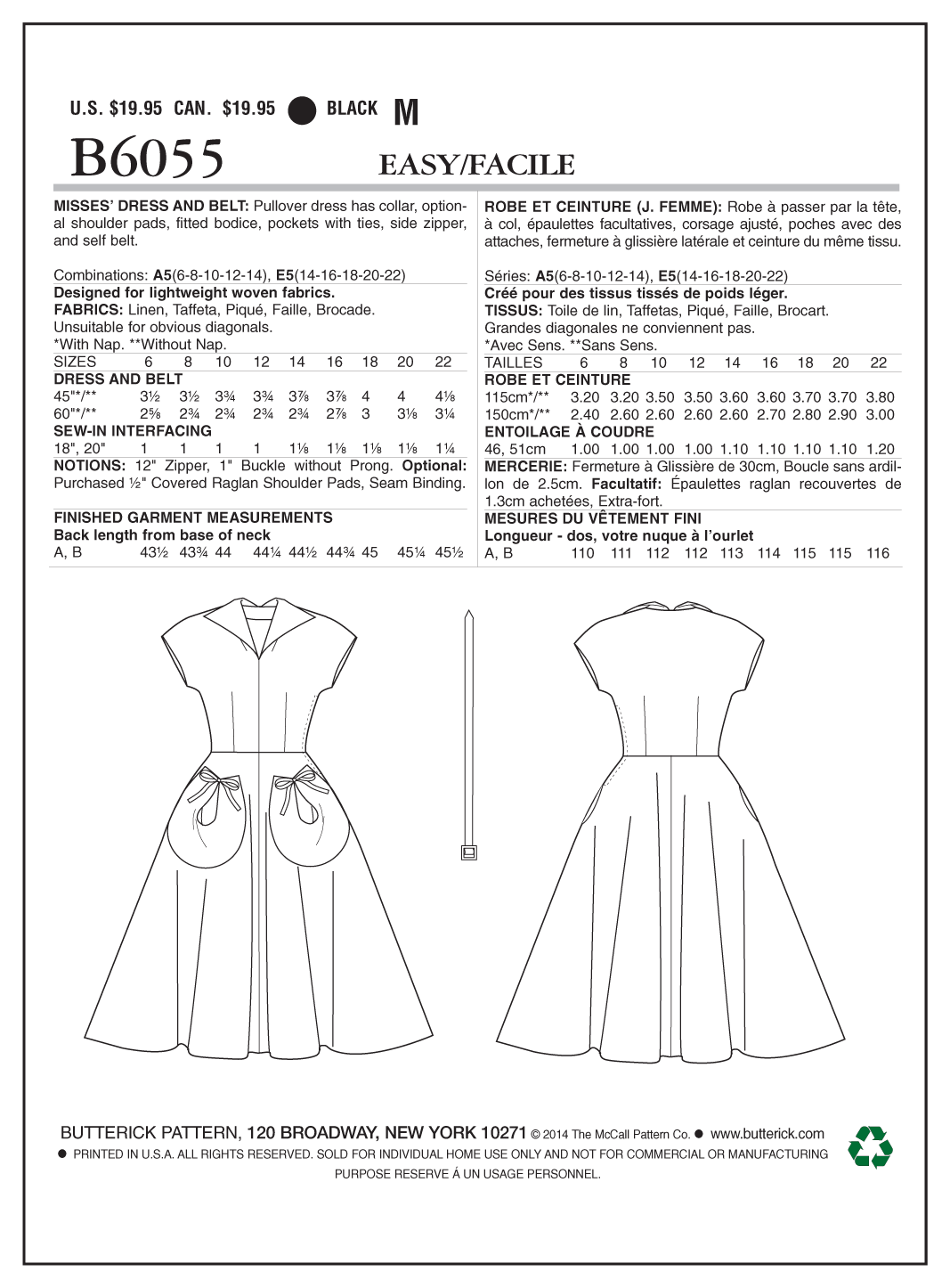 Butterick Dress B6055 - Image 8