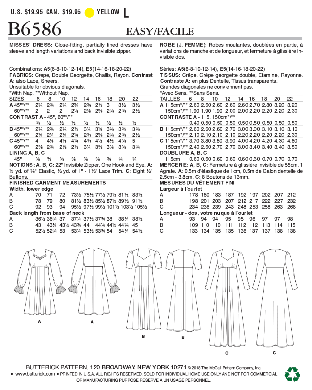 Butterick Dress B6586 - Image 9