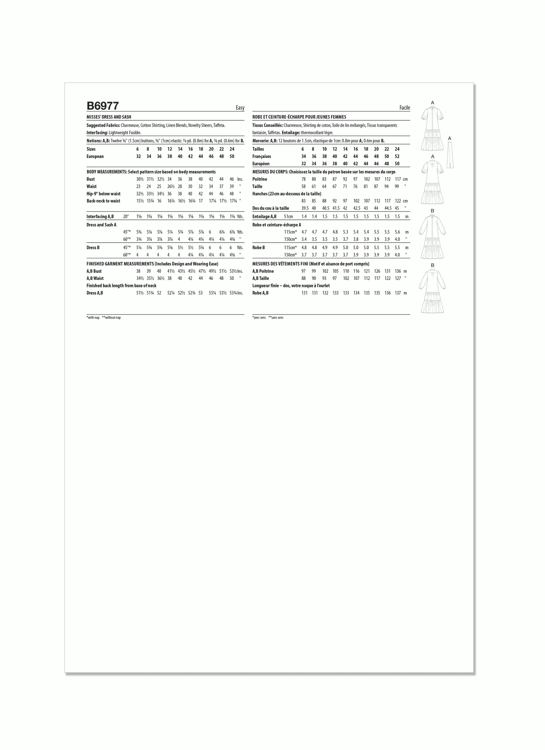 Butterick Dress B6977 - Image 6