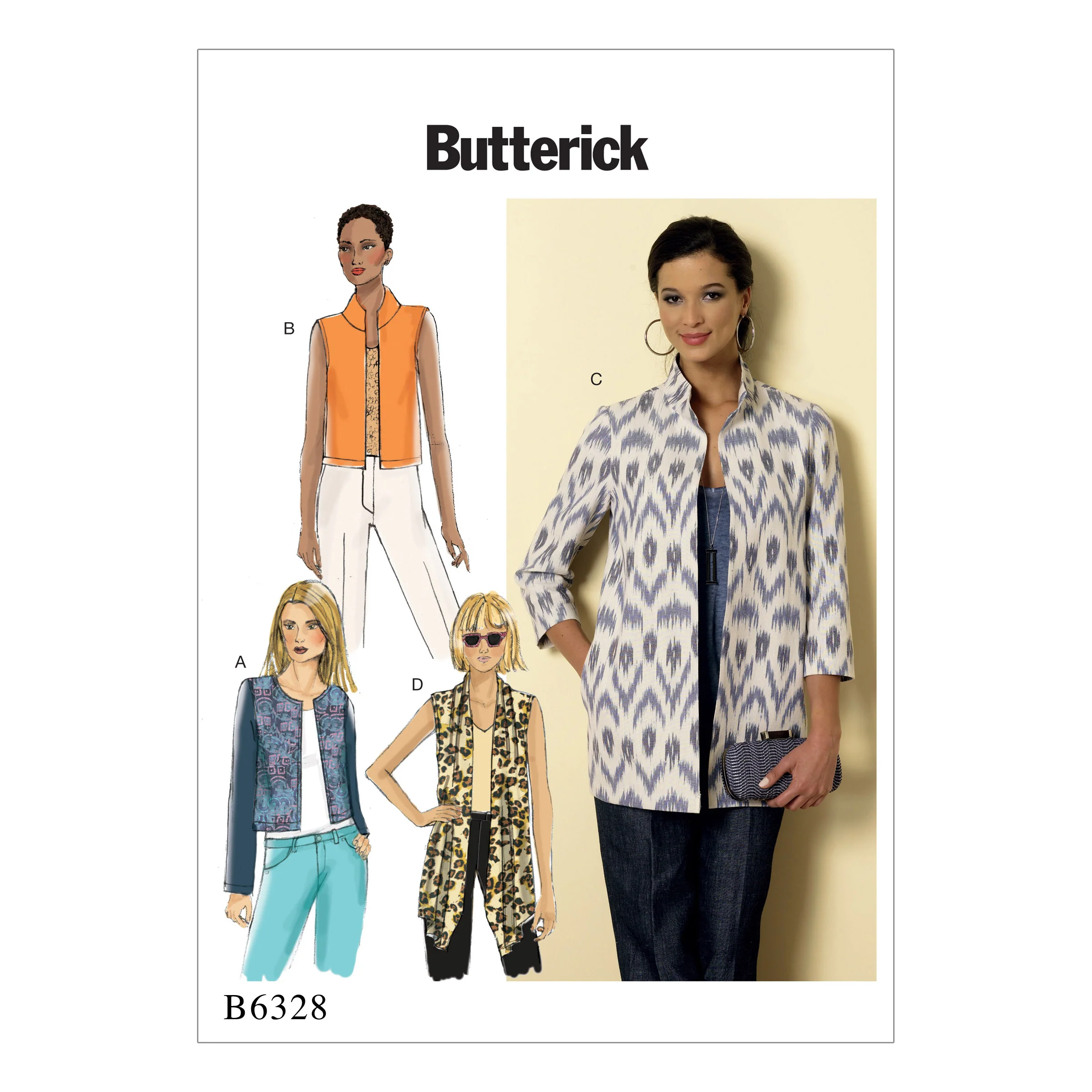Butterick Jacket and Vest B6328 - Image 2