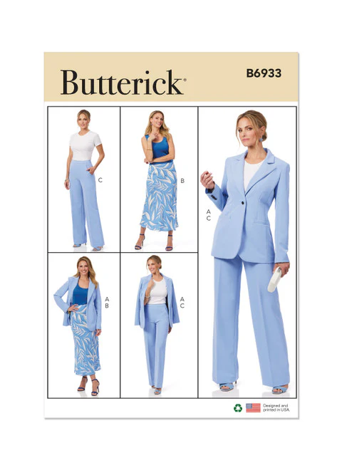 Butterick Jacket, Skirt, Trousers B6933 - Image 2