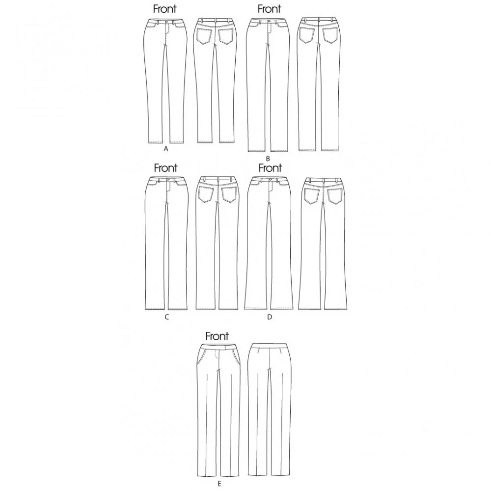 Butterick Jeans and Trousers B6800 - Image 6