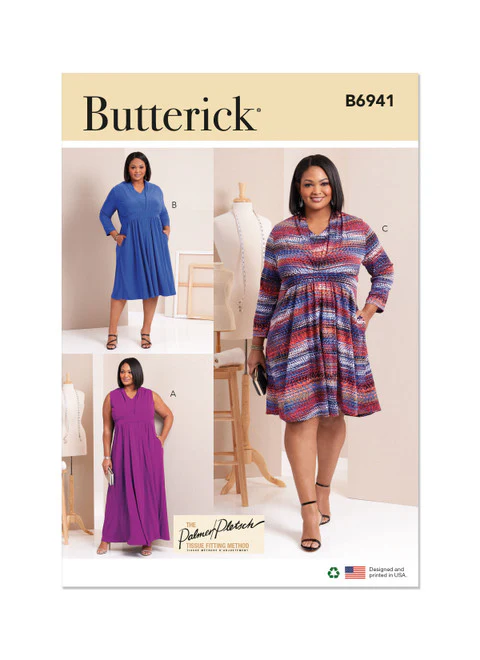 Butterick Knit Dress B6941 - Image 2