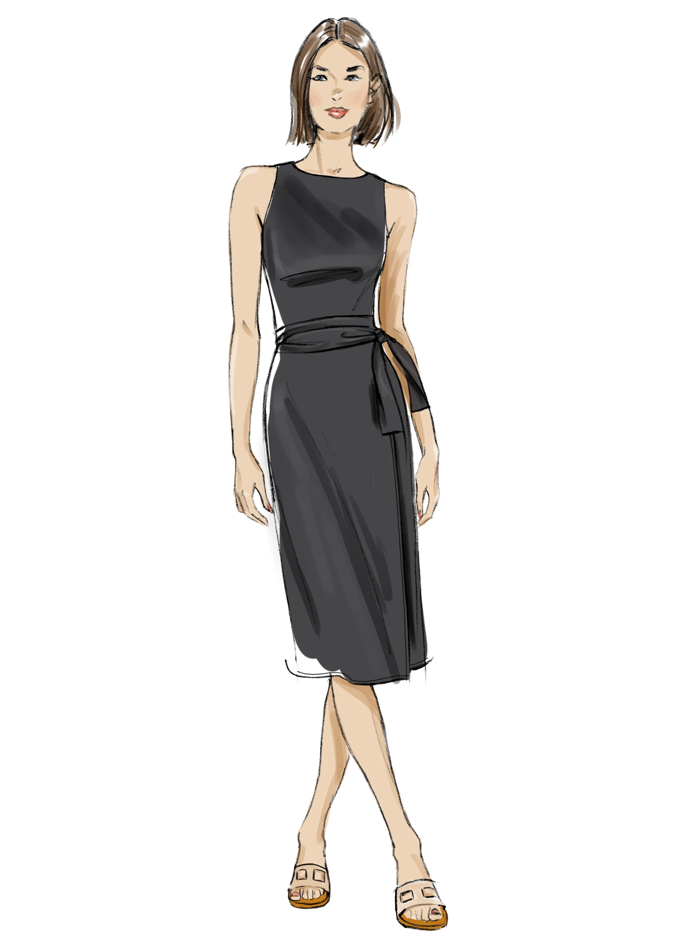 Butterick Knit Dress B7040 - Image 3