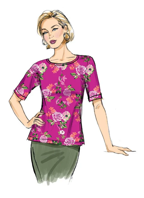 Butterick Knit Tops B6874 - Image 5