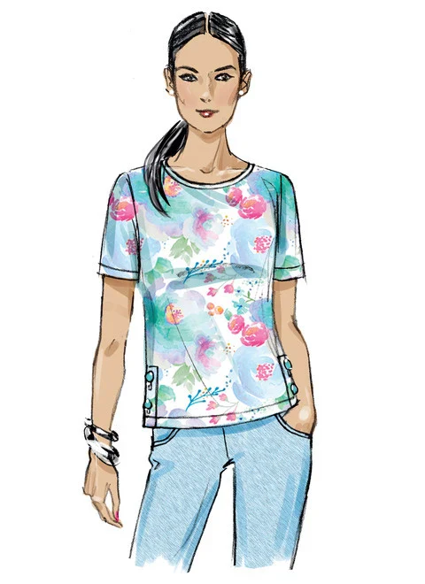 Butterick Knit Tops B6874 - Image 6
