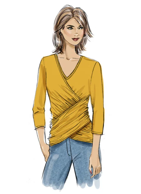 Butterick Knit Tops B6909 - Image 5