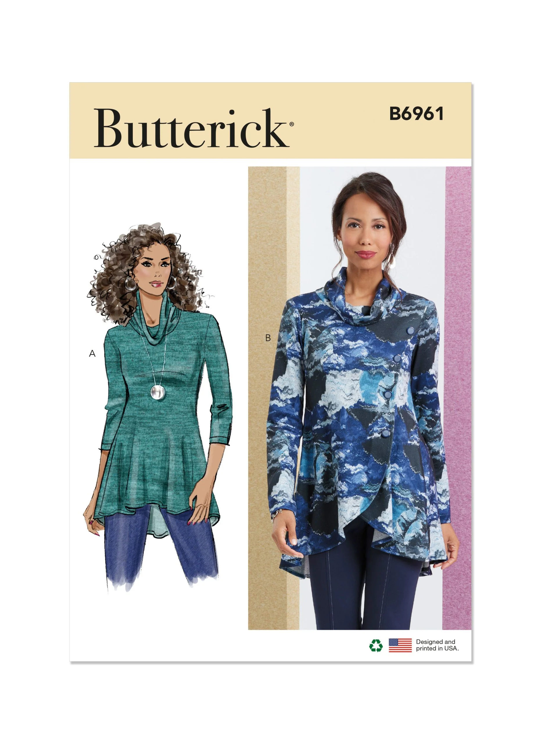 Butterick Knit Tops B6961 - Image 2