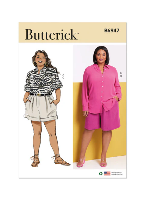 Butterick Shirts and Shorts B6947 - Image 2
