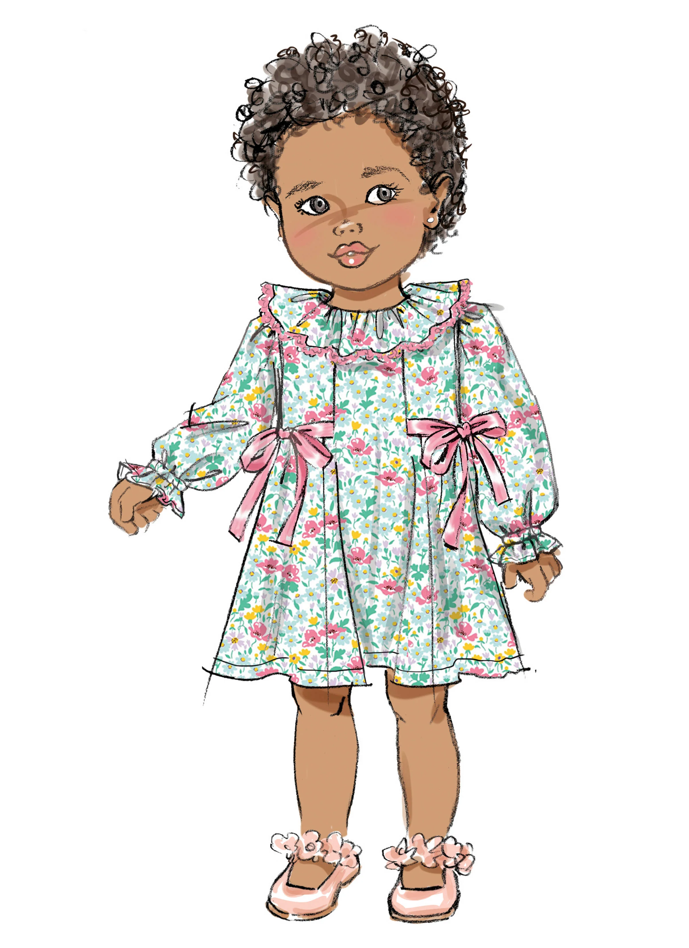Butterick Toddlers' Dress B7032 - Image 3