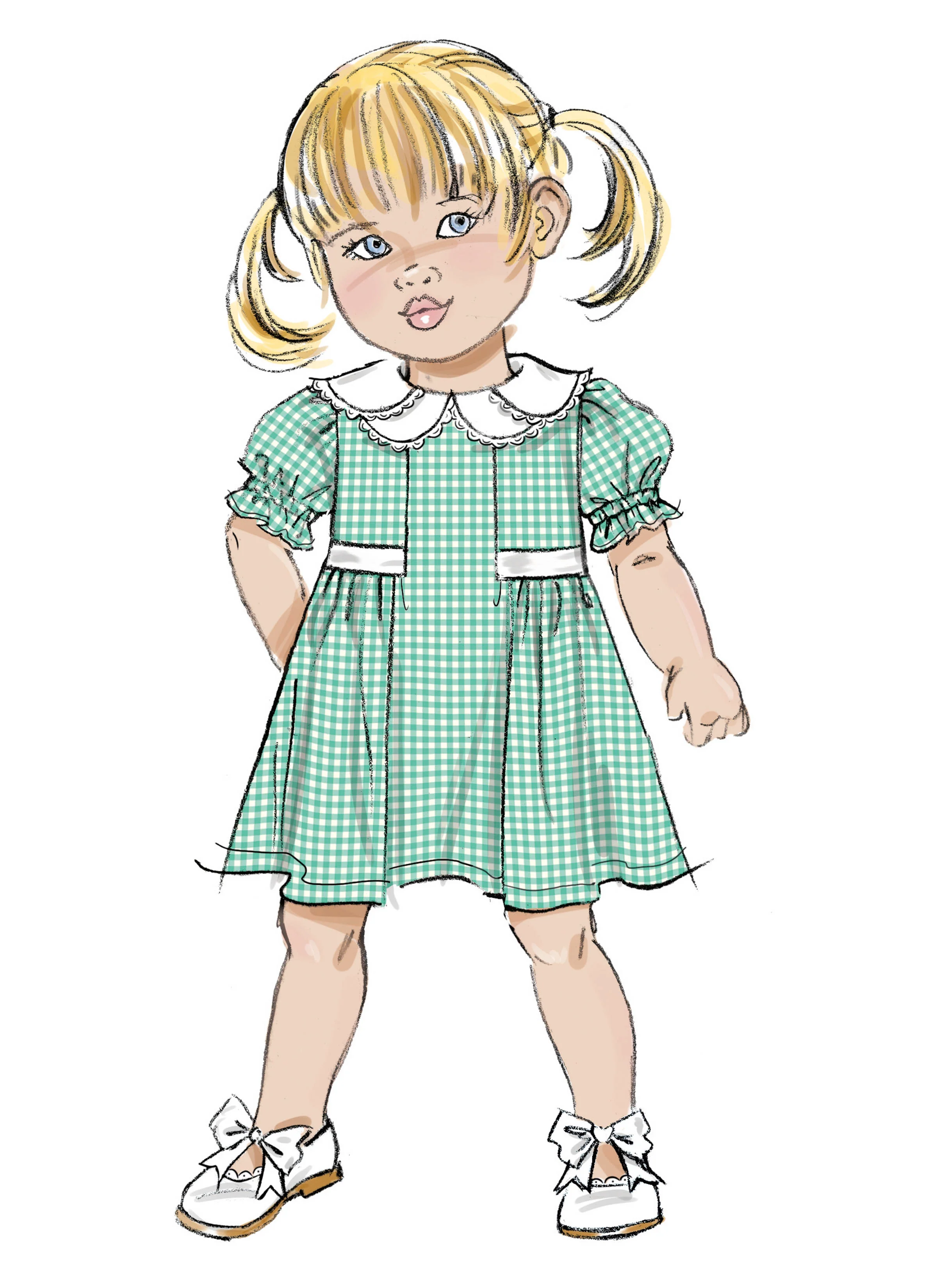Butterick Toddlers' Dress B7032 - Image 5