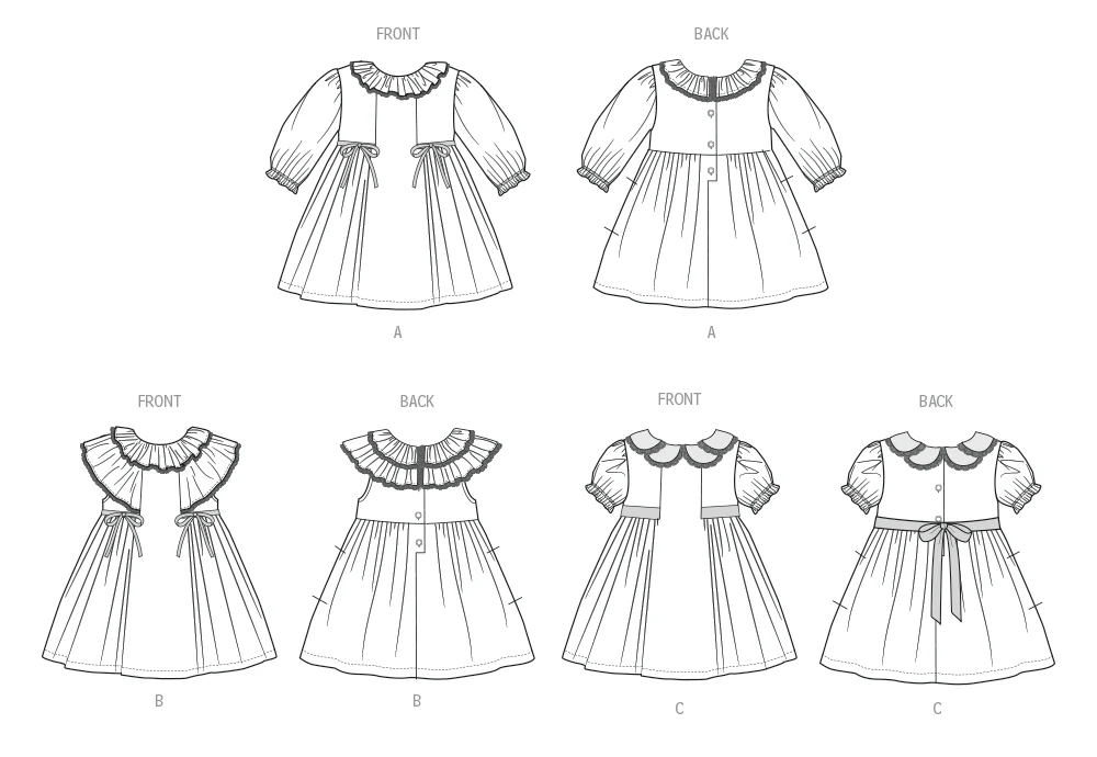 Butterick Toddlers' Dress B7032 - Image 6