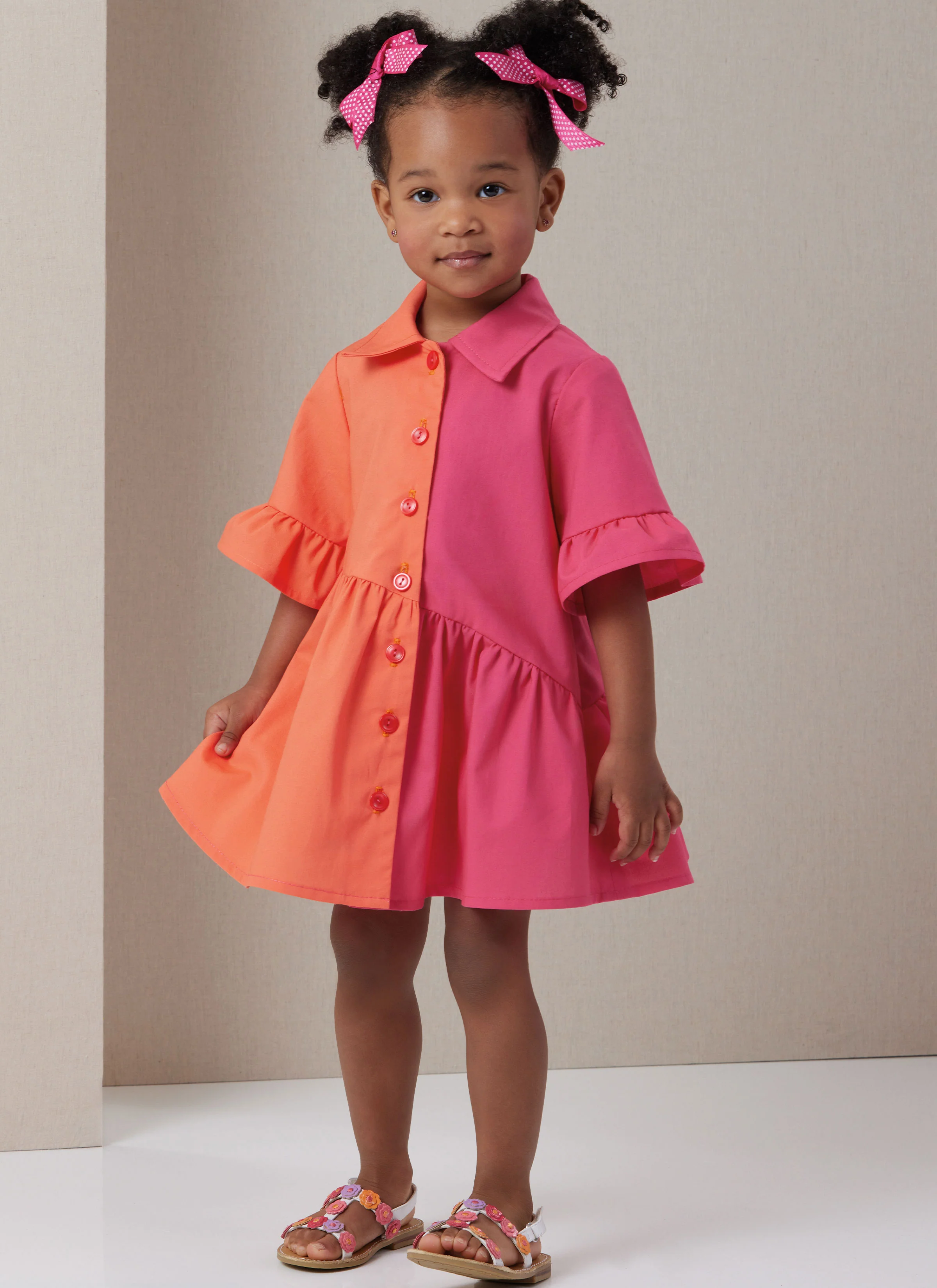 Butterick Toddlers' Dress B7049
