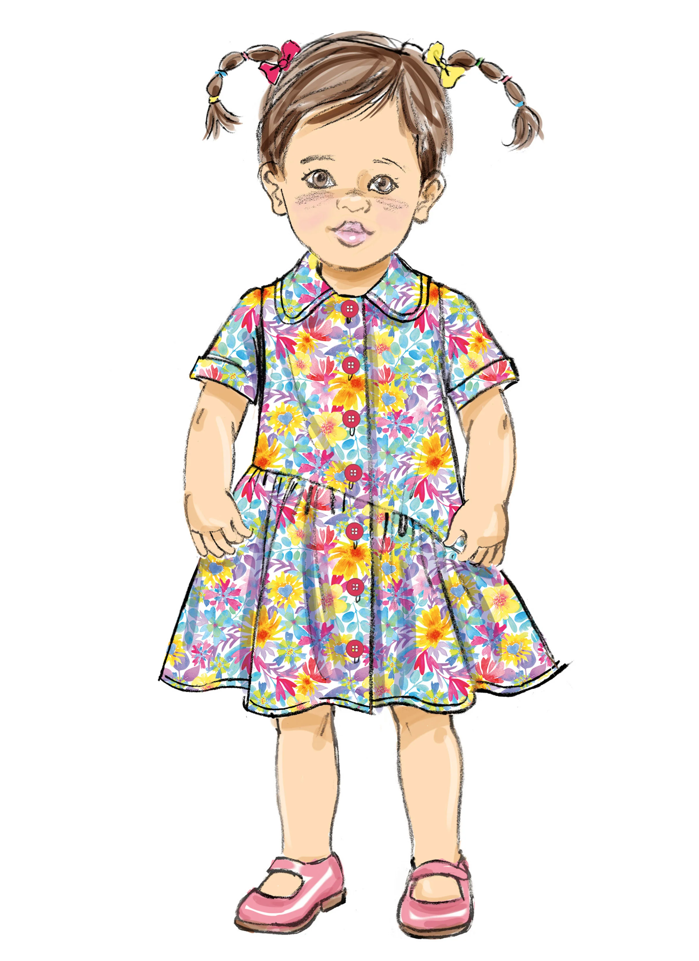 Butterick Toddlers' Dress B7049 - Image 4