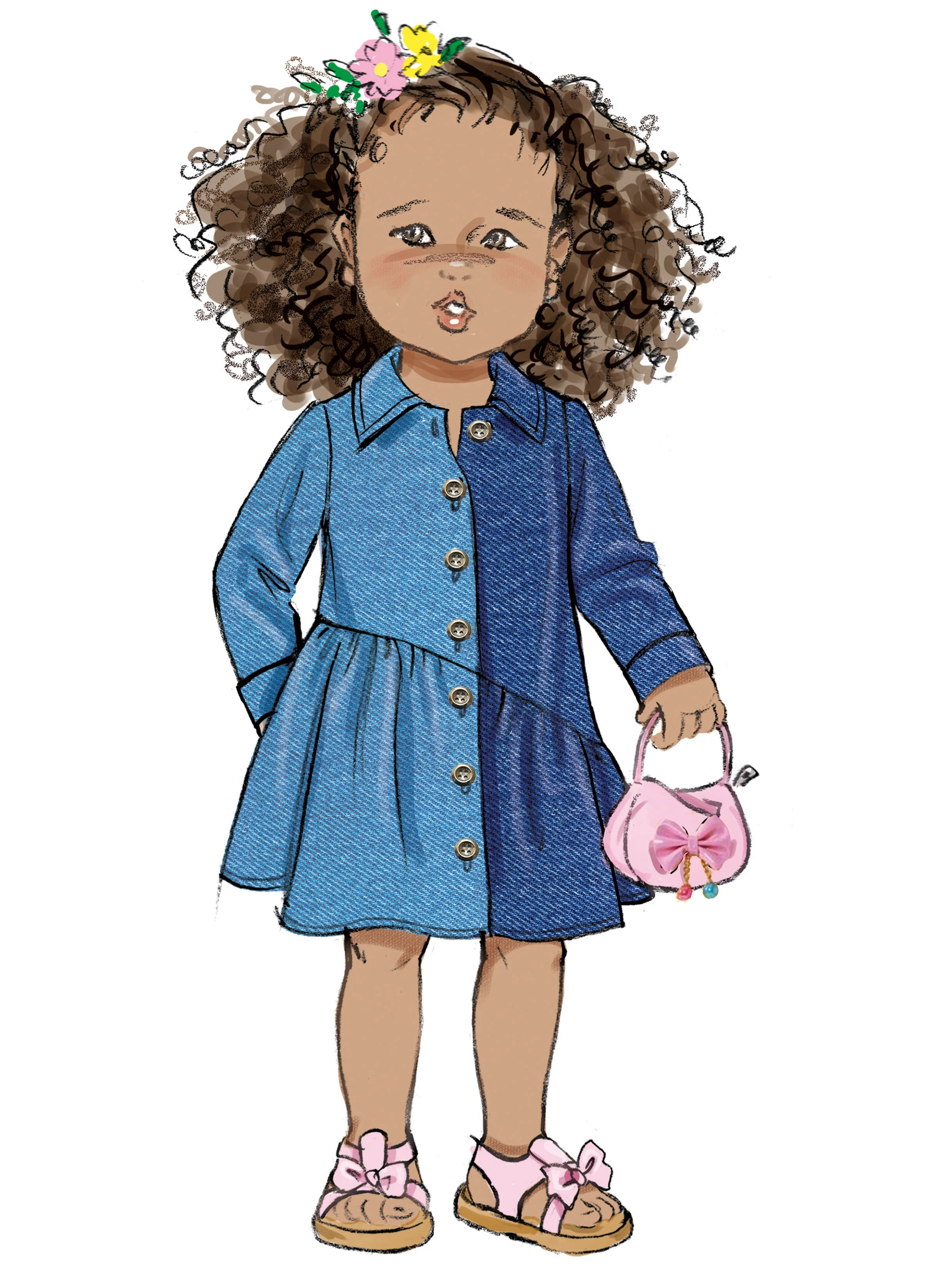 Butterick Toddlers' Dress B7049 - Image 5