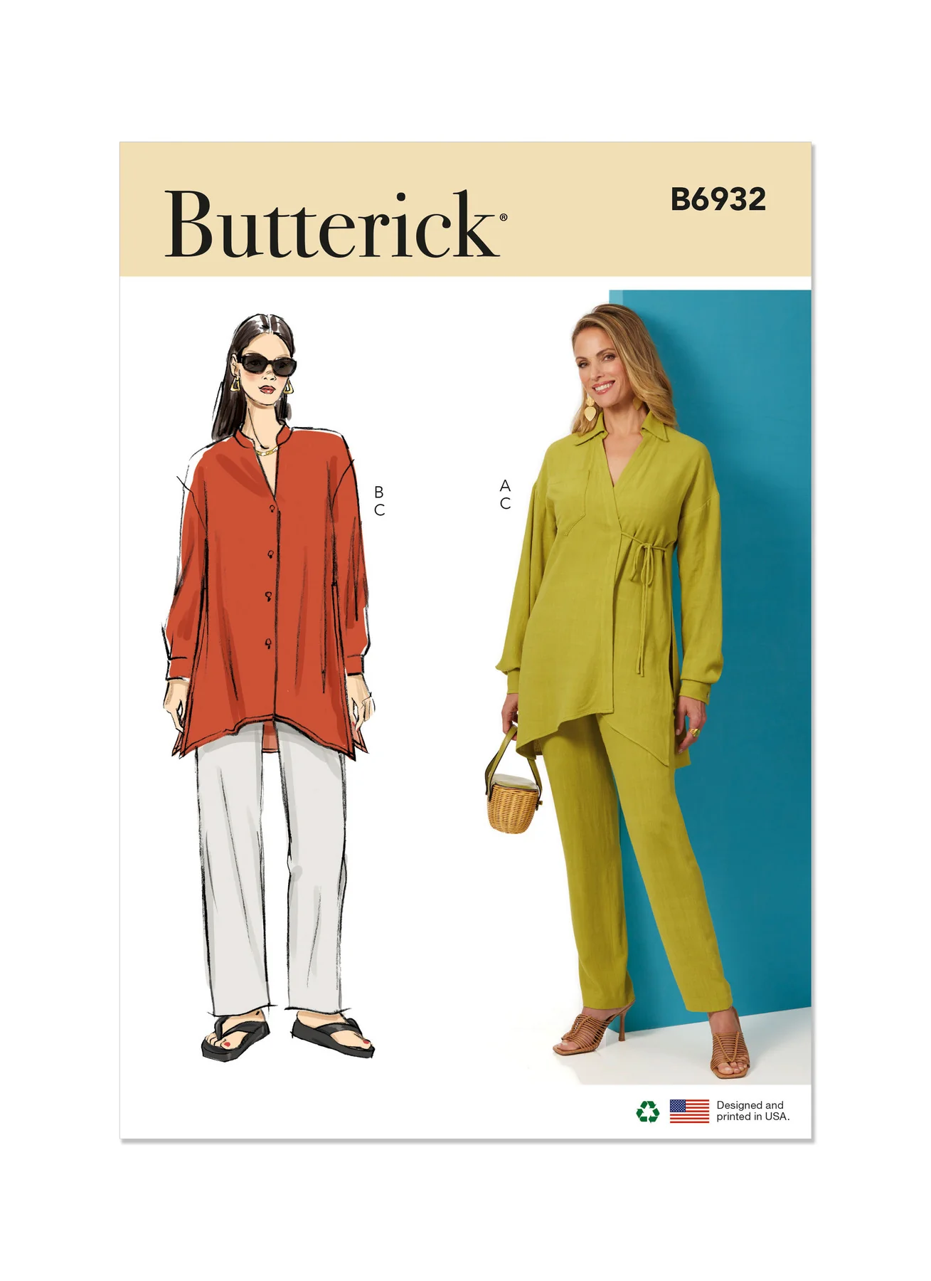 Butterick Top and Trousers B6932 - Image 2