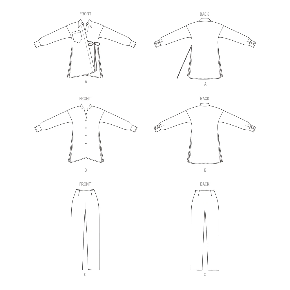 Butterick Top and Trousers B6932 - Image 6