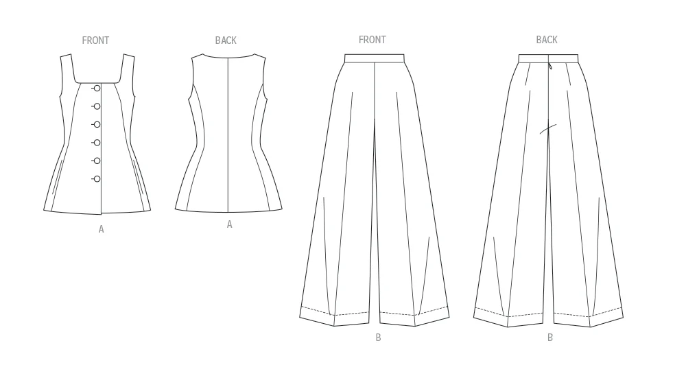 Butterick Top and Trousers B7046 - Image 10