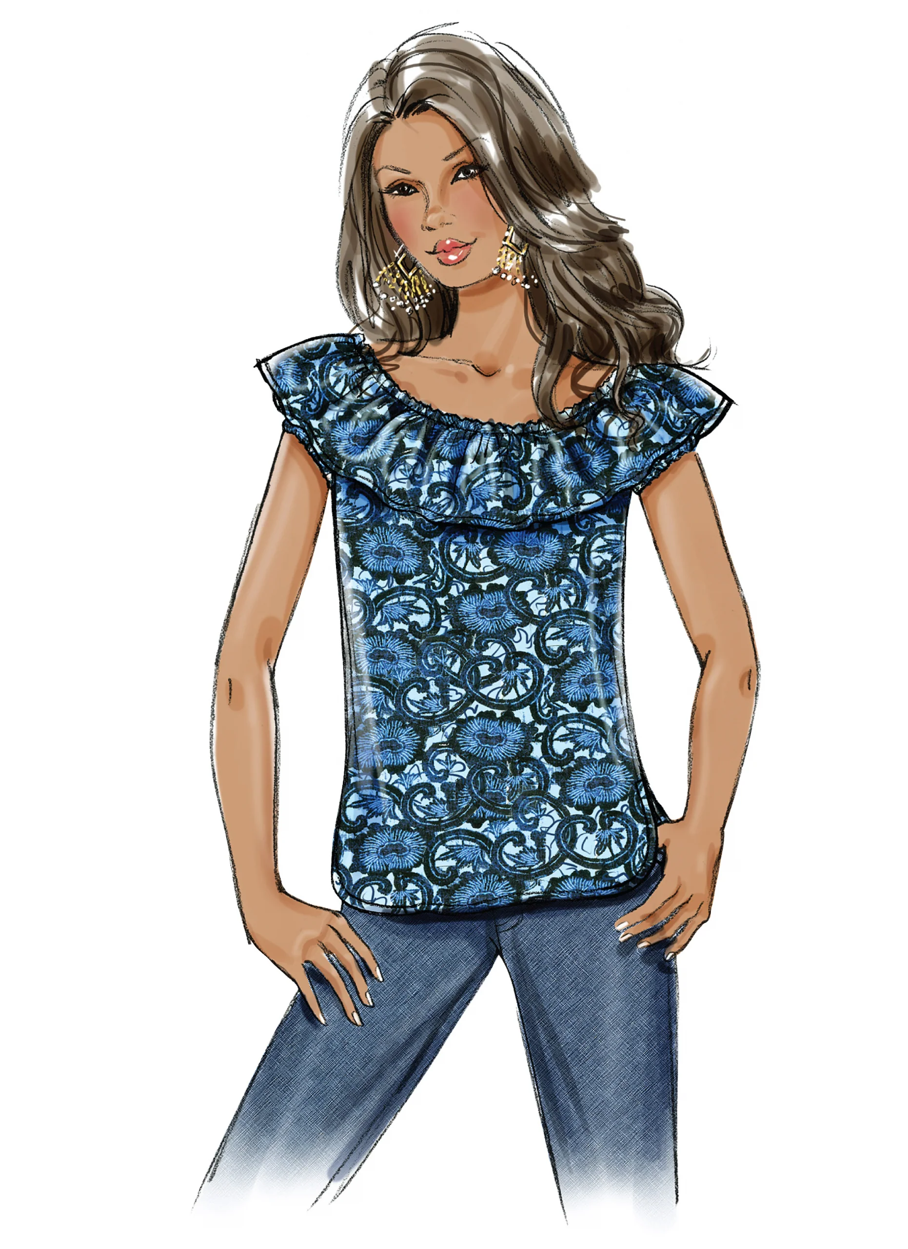Butterick Top B4685 - Image 7