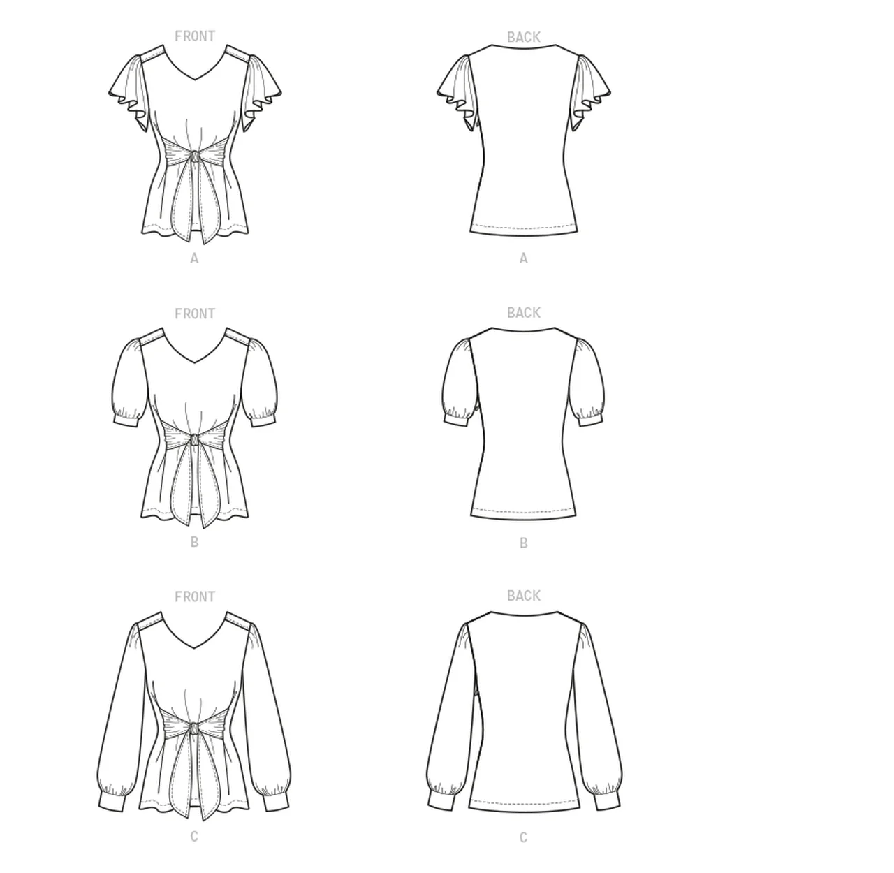Butterick Top B6731 - Image 12