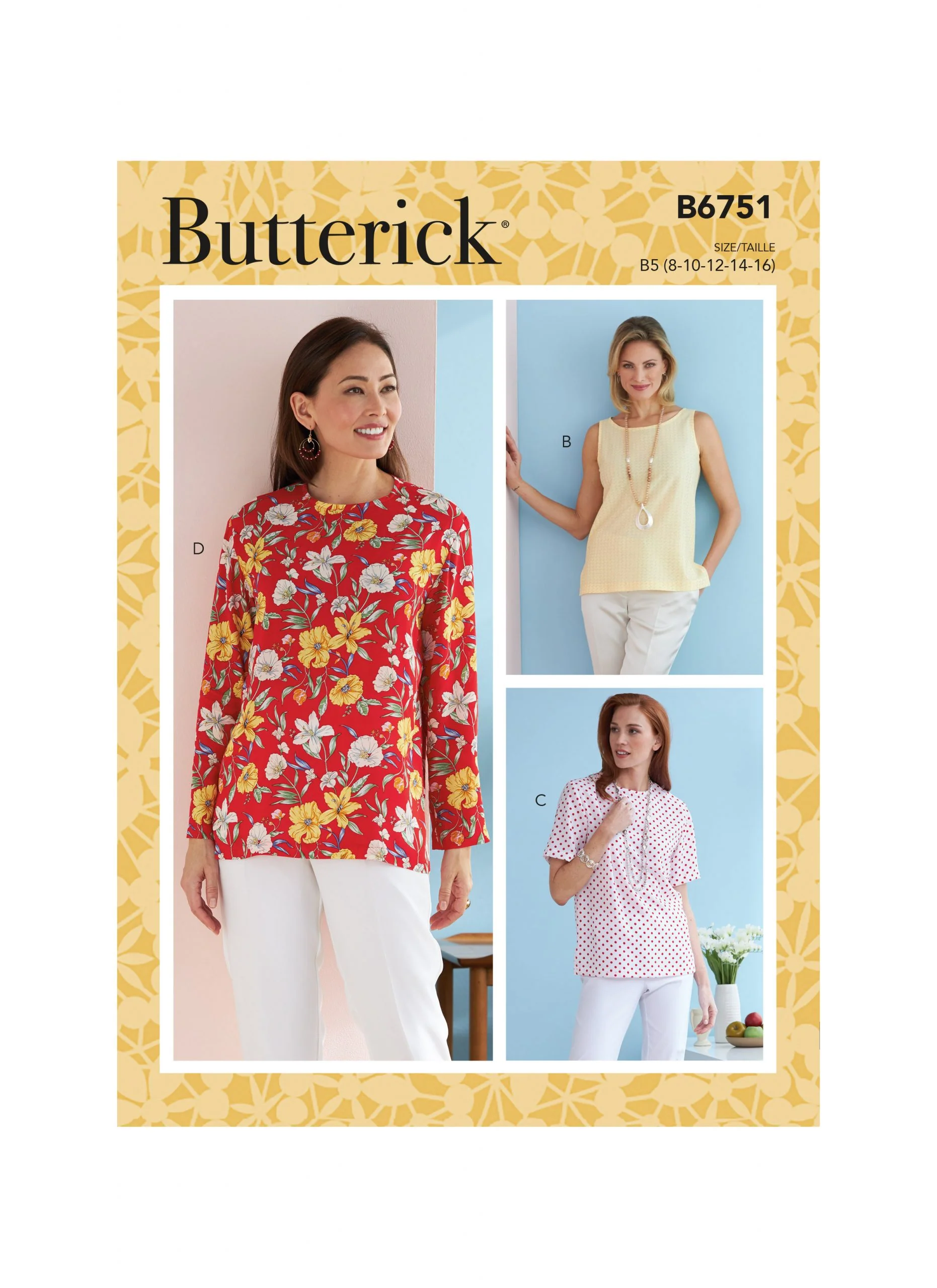 Butterick Top B6751 - Image 2