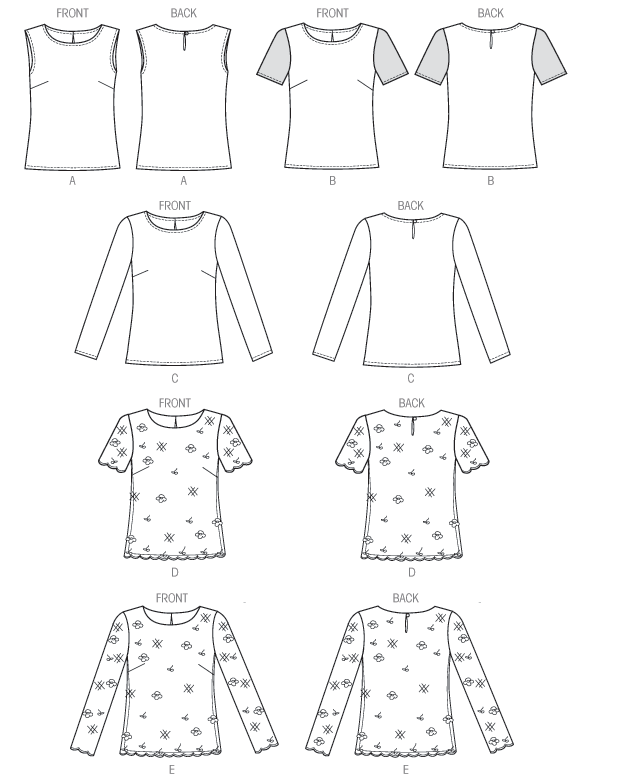Butterick Top B6754 - Image 7