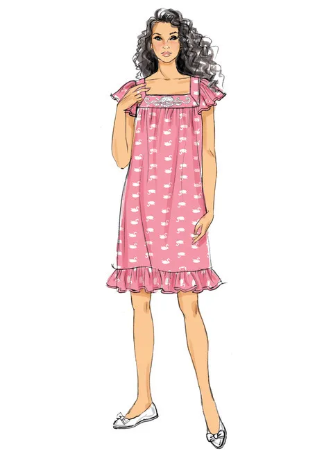 Butterick Top, Nightgowns and Shorts B6883 - Image 5