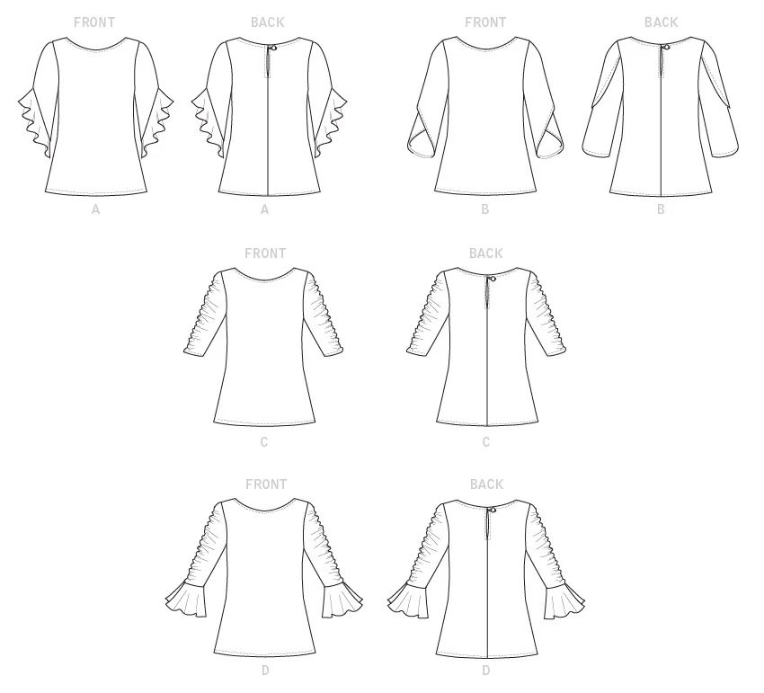 Butterick Tops B6687 - Image 8
