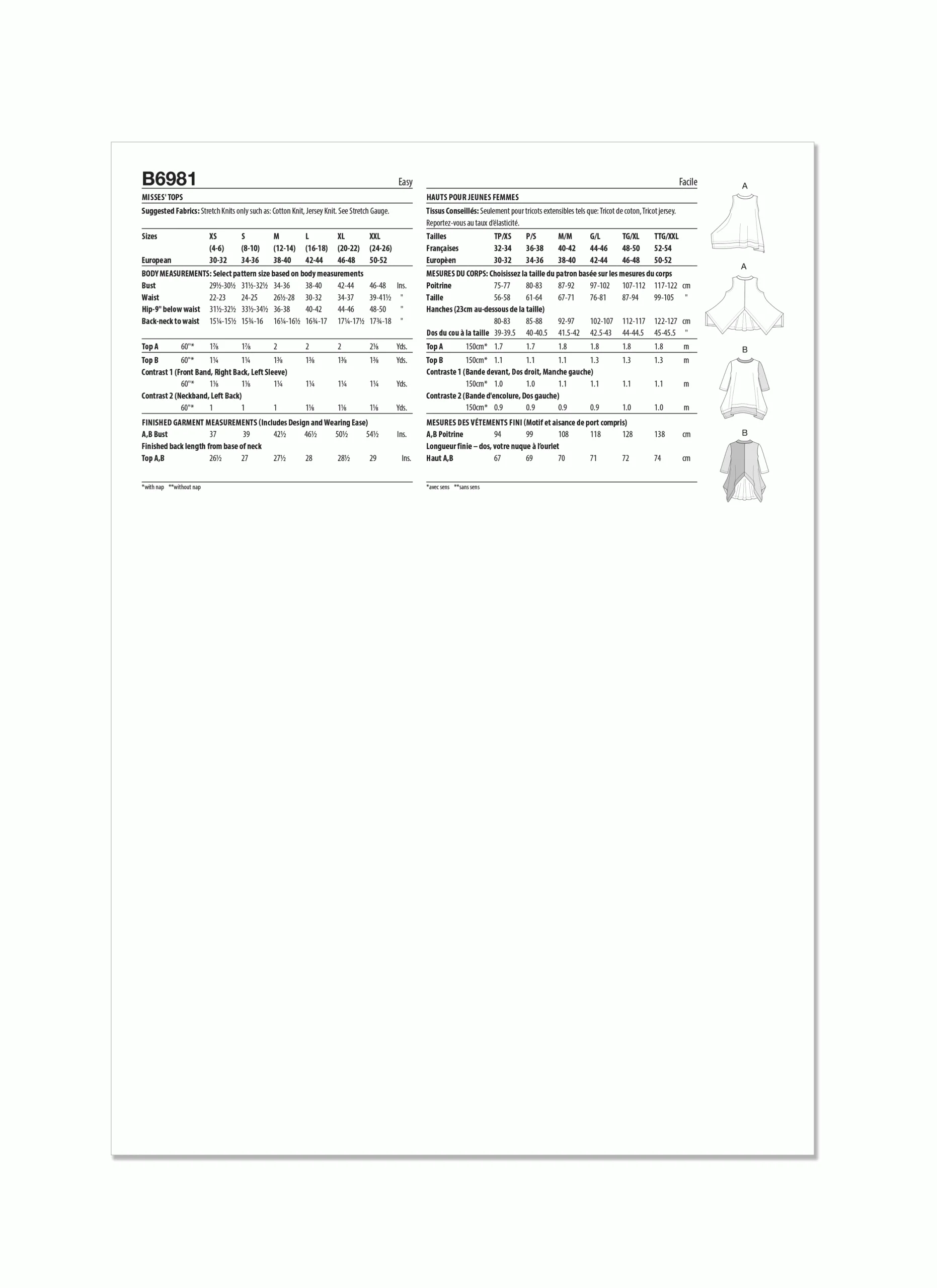 Butterick Tops B6981 - Image 9