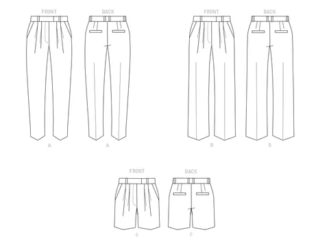 Butterick Trousers and Shorts B6878 - Image 6