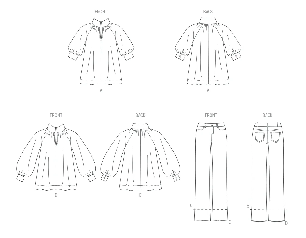 Butterick Tunic & Jeans B6982 - Image 7
